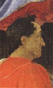 Sandro Botticelli Mago wearing a red mantle (mk36) France oil painting artist
